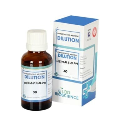 HEPAR SULPH 30 CH 30 ML.